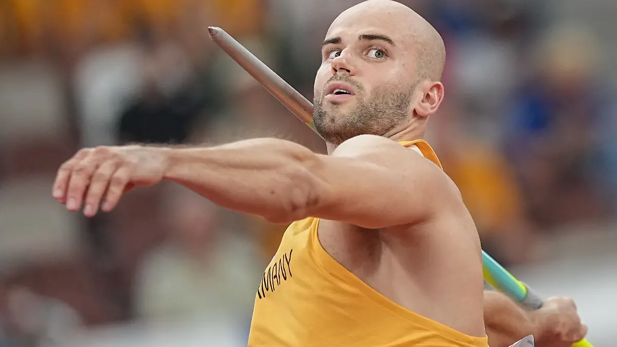 Speerwerfer Julian Weber steht im WM-Finale.