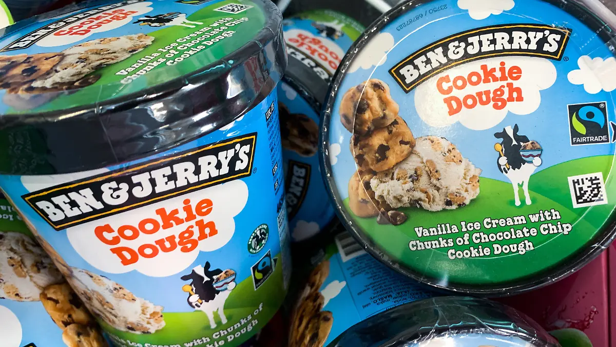 So kennen und lieben Eisfans die Sorten von Ben & Jerry’s. Ob sich daran bald was ändert? (Photo by Jakub Porzycki/NurPhoto)