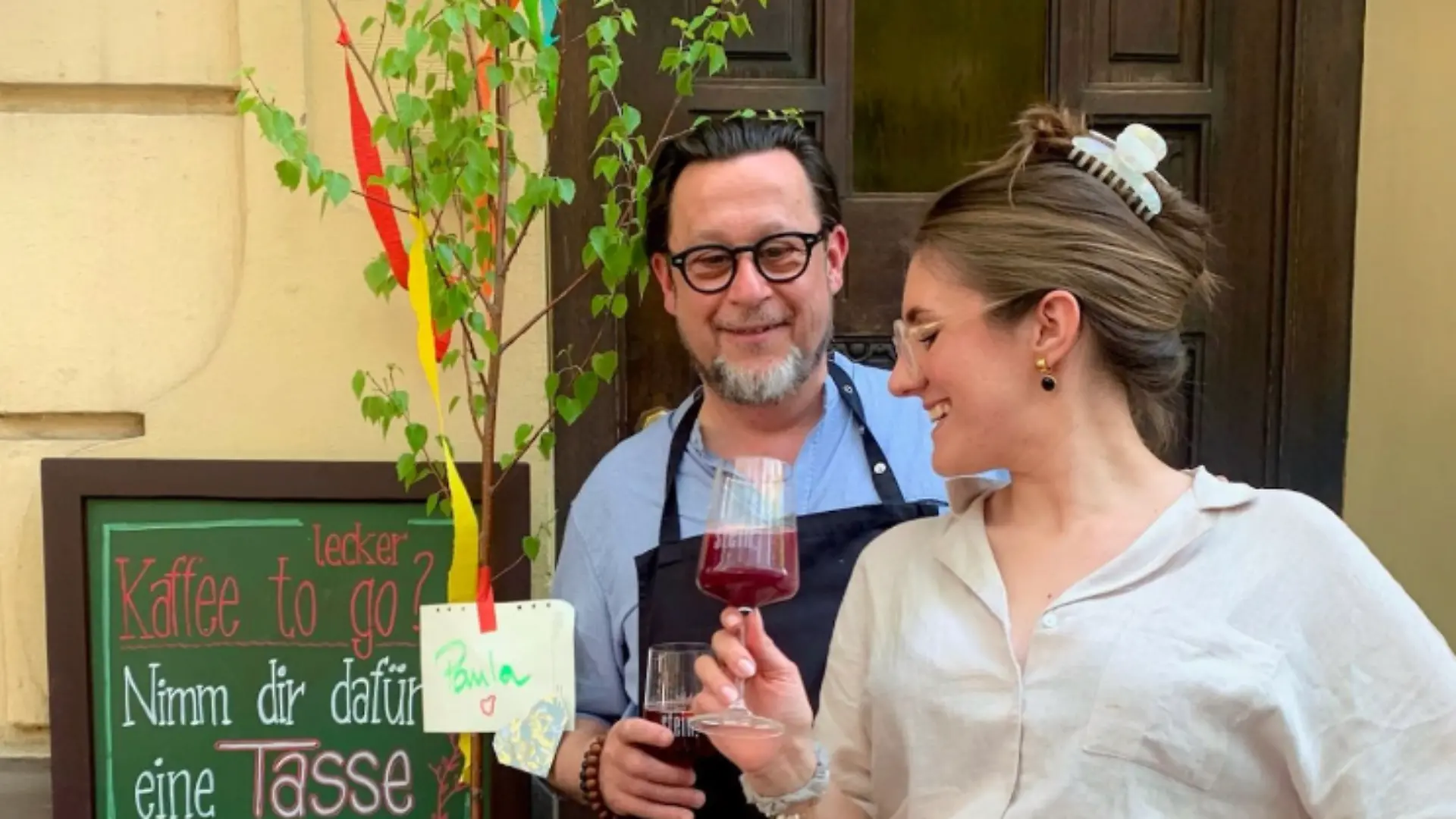 Michael und Paula führen das Café seit 2024.