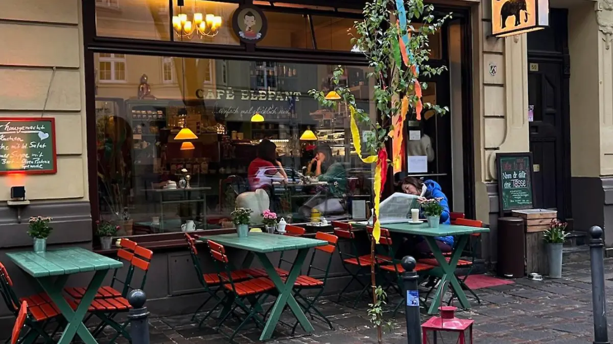 Das Café Elefant in Köln. 