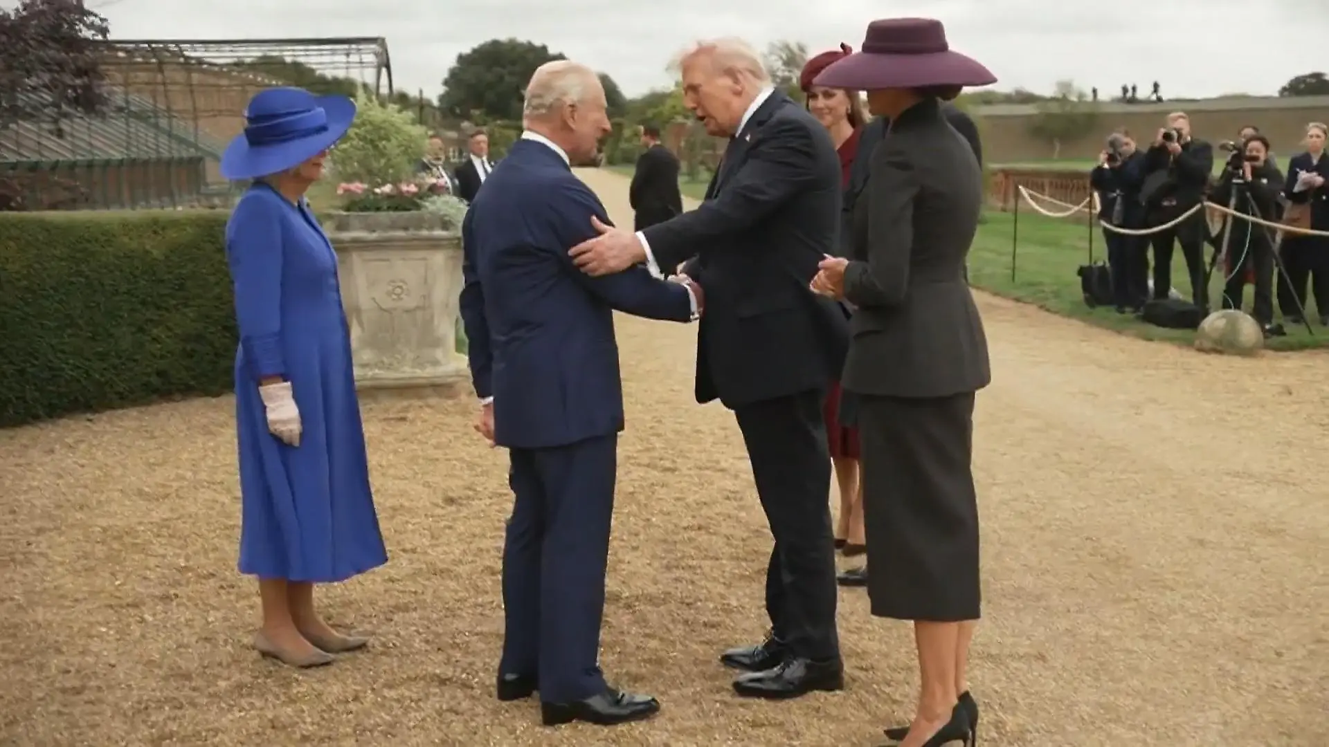 Präsident trifft Krone: Donald Trump und Melania bei den britischen Royals Staatsbesuch in Großbritannien