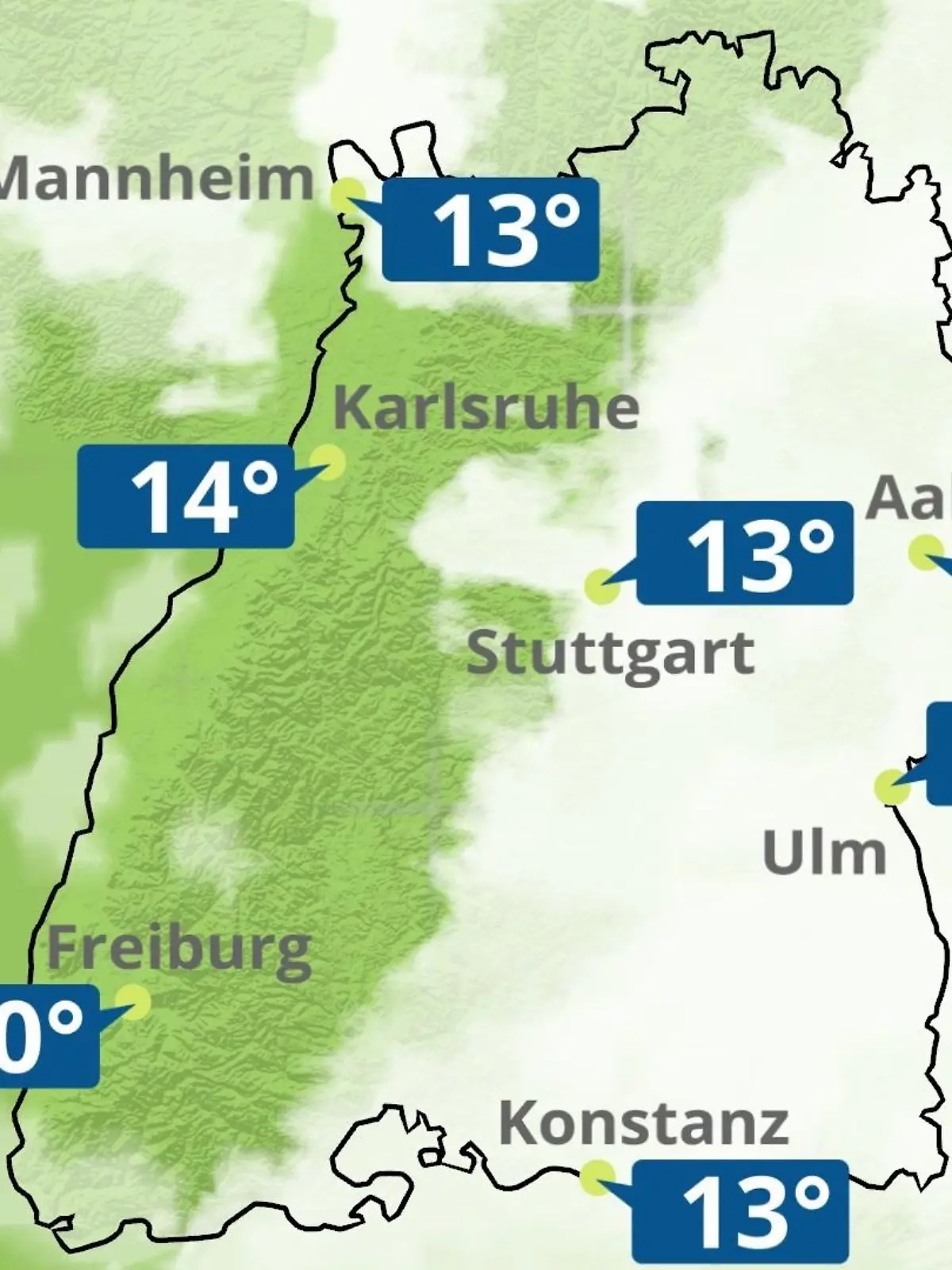Bild zu: "Baden-Württemberg: Wie wird das Wetter?"