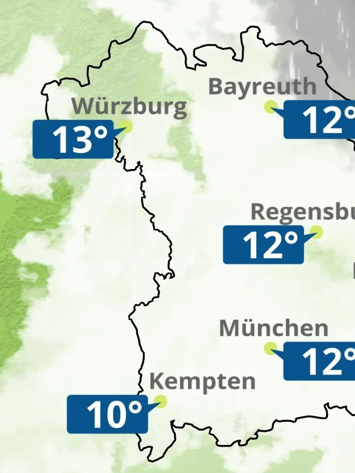 Bild zu: "Bayern: Wie wird das Wetter?"