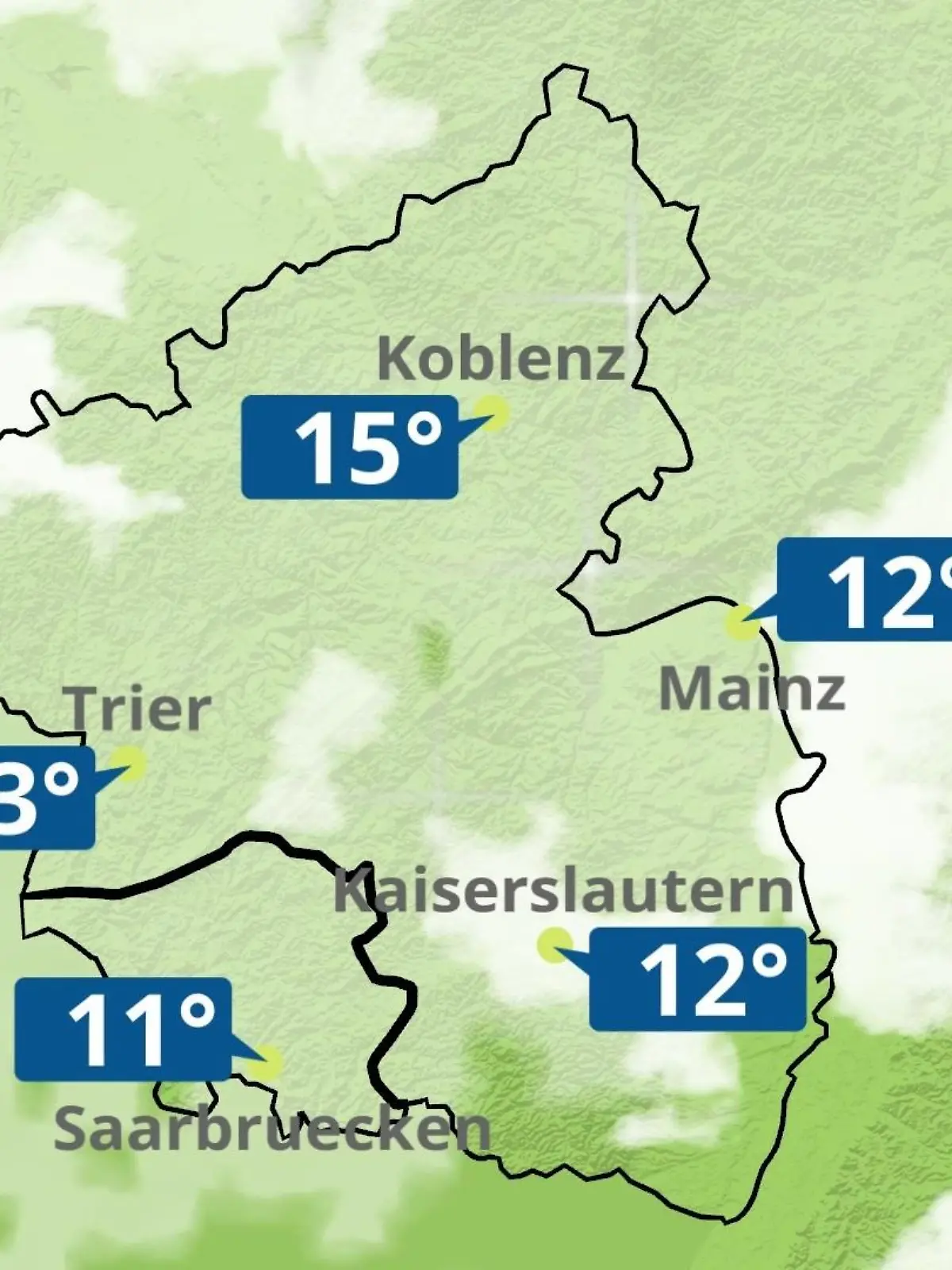 Bild zu: "Rheinland-Pfalz, Saarland: Wie wird das Wetter?"