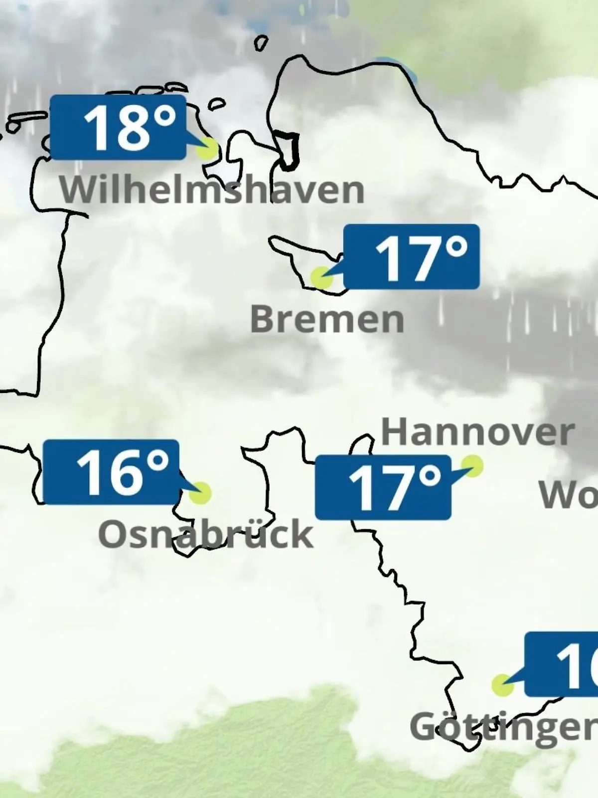 Bild zu: "Bremen und Niedersachsen: Wie wird das Wetter?"
