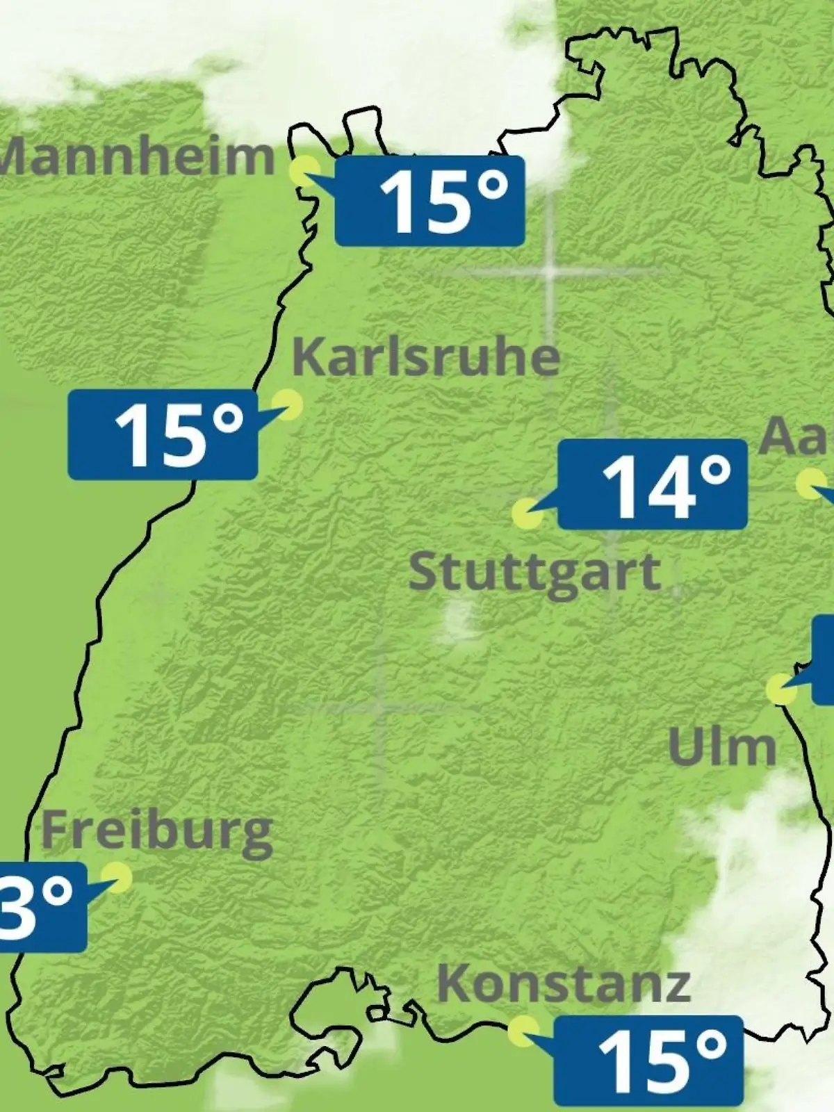 Bild zu: "Baden-Württemberg: Wie wird das Wetter?"