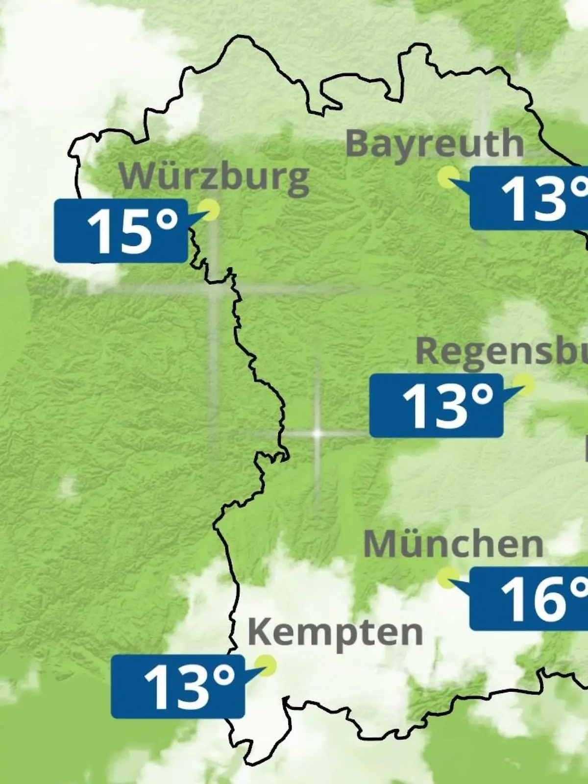 Bild zu: "Bayern: Wie wird das Wetter?"