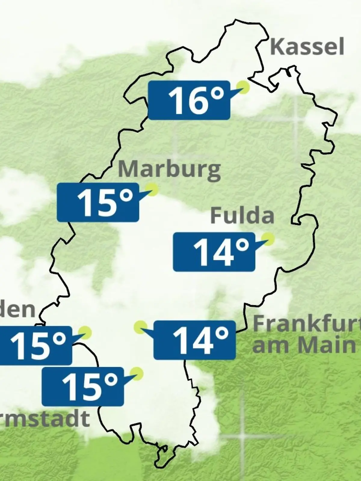 Bild zu: "Hessen: Wie wird das Wetter?"