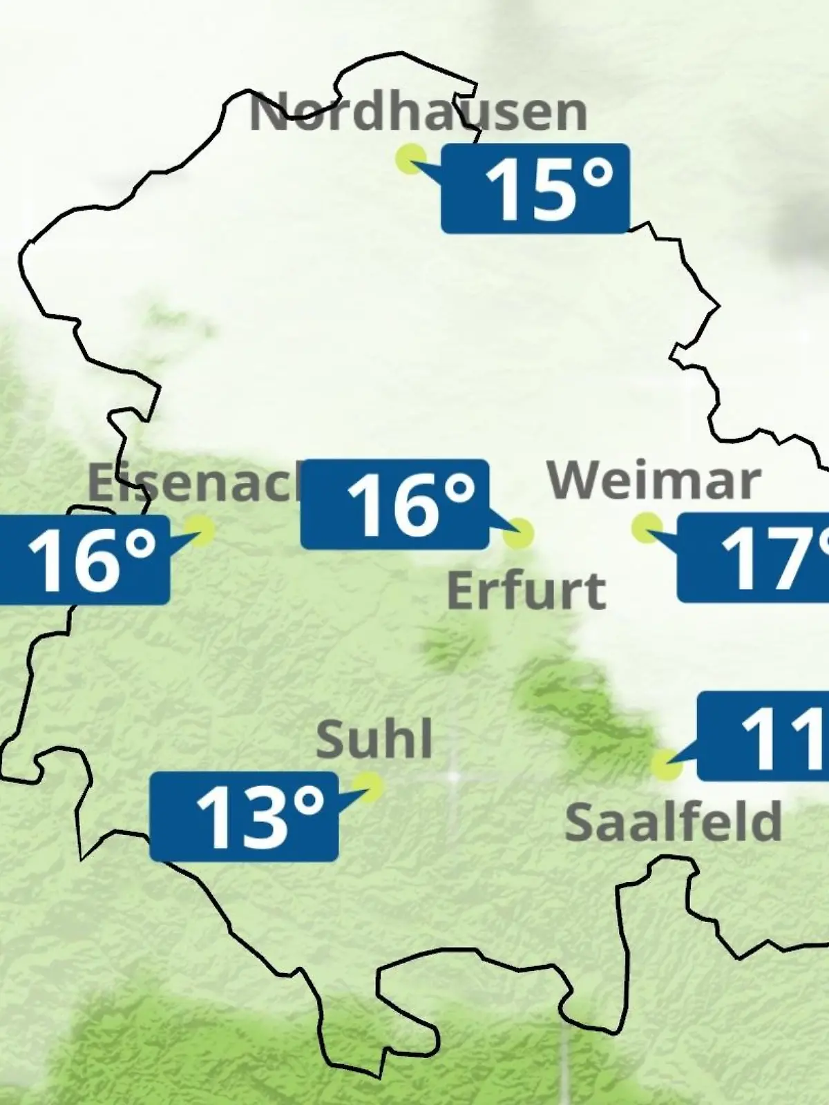 Bild zu: "Thüringen: Wie wird das Wetter?"