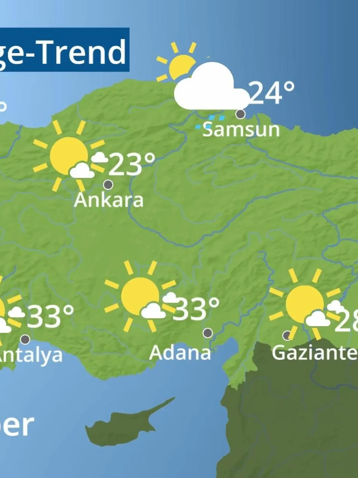 Bild zu: "Türkei: Wie wird das Wetter?"