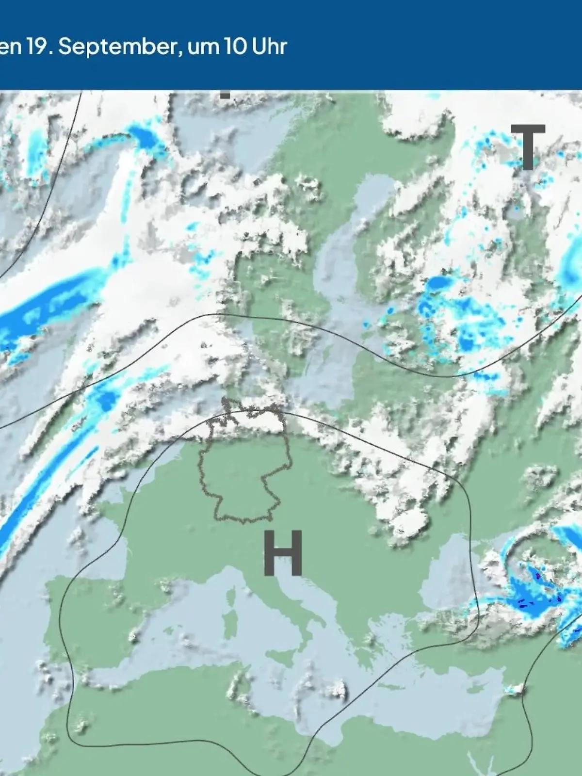 Bild zu: "Die Wetterlage der kommenden 5 Tage"