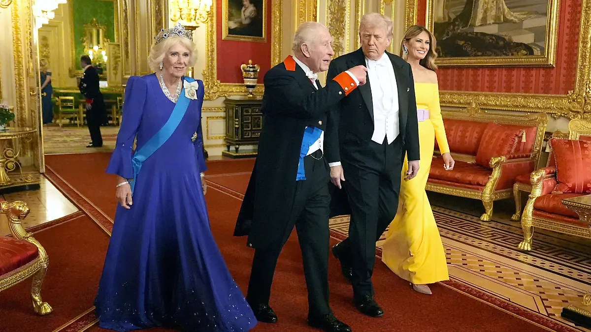 U.S. President Trump makes second state visit to Britain