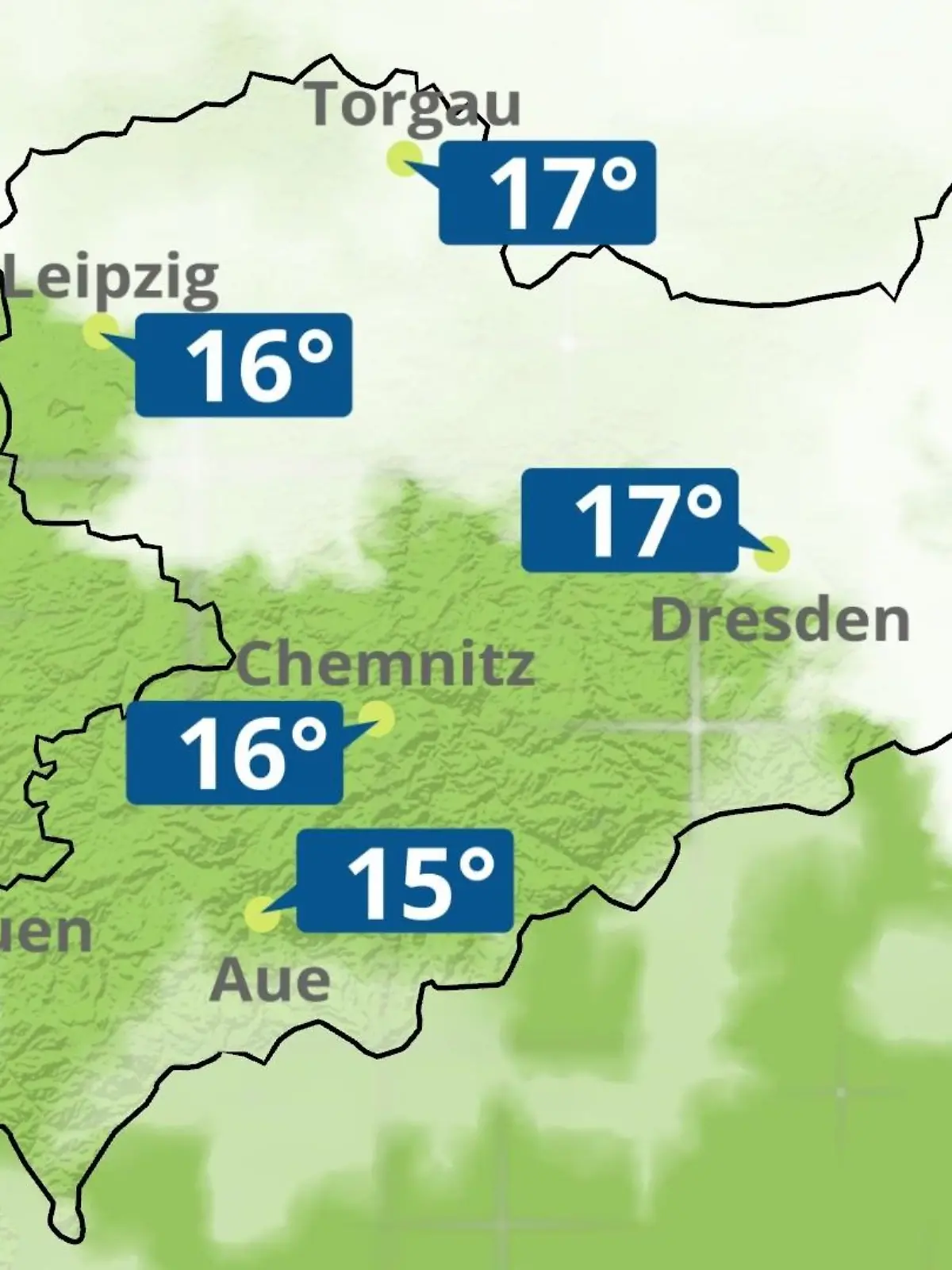 Bild zu: "Sachsen: Wie wird das Wetter?"