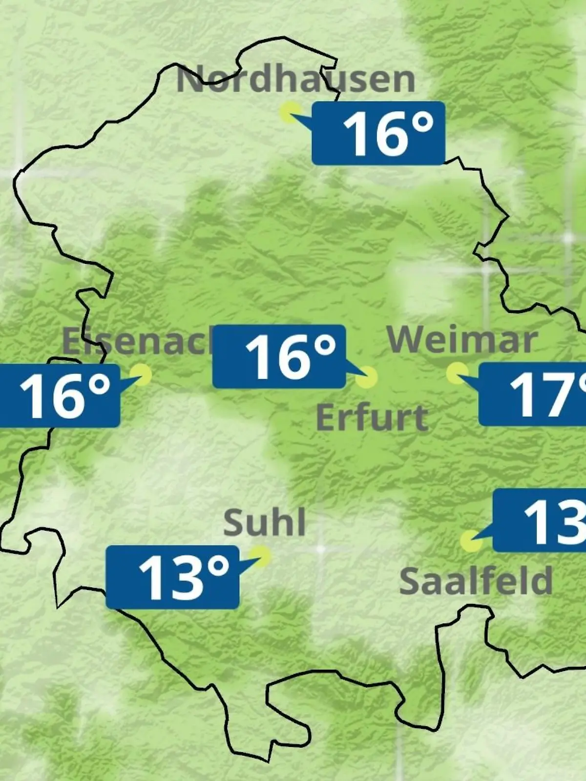 Bild zu: "Thüringen: Wie wird das Wetter?"