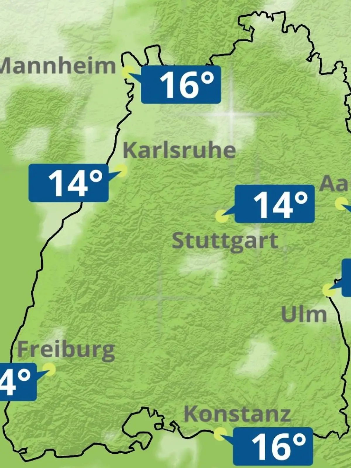 Bild zu: "Baden-Württemberg: Wie wird das Wetter?"