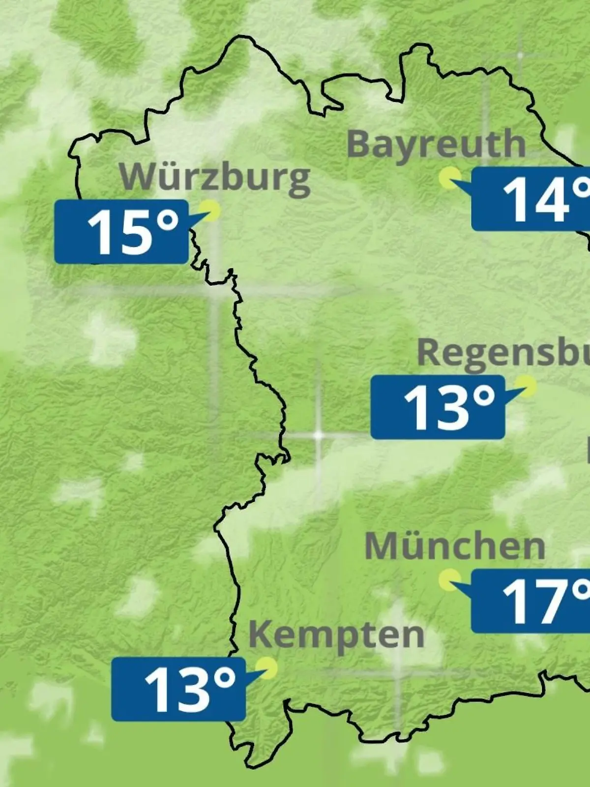 Bild zu: "Bayern: Wie wird das Wetter?"