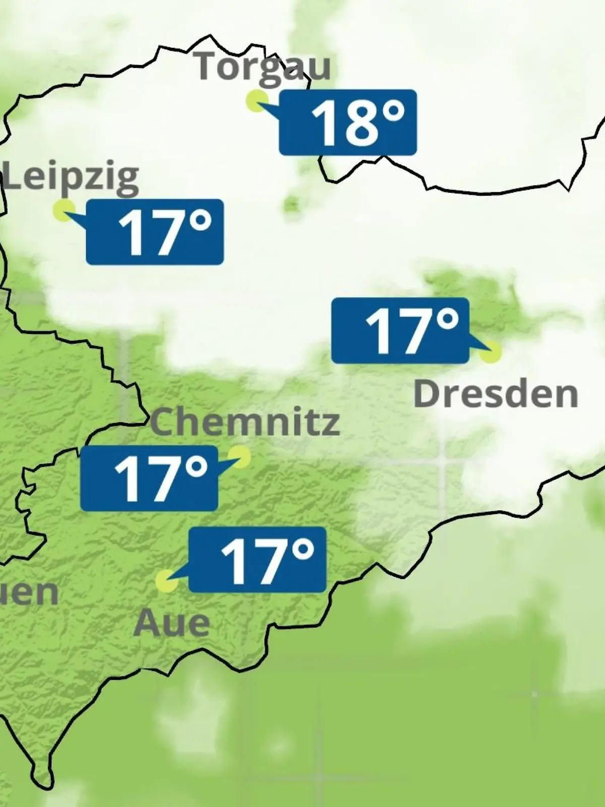 Bild zu: "Sachsen: Wie wird das Wetter?"