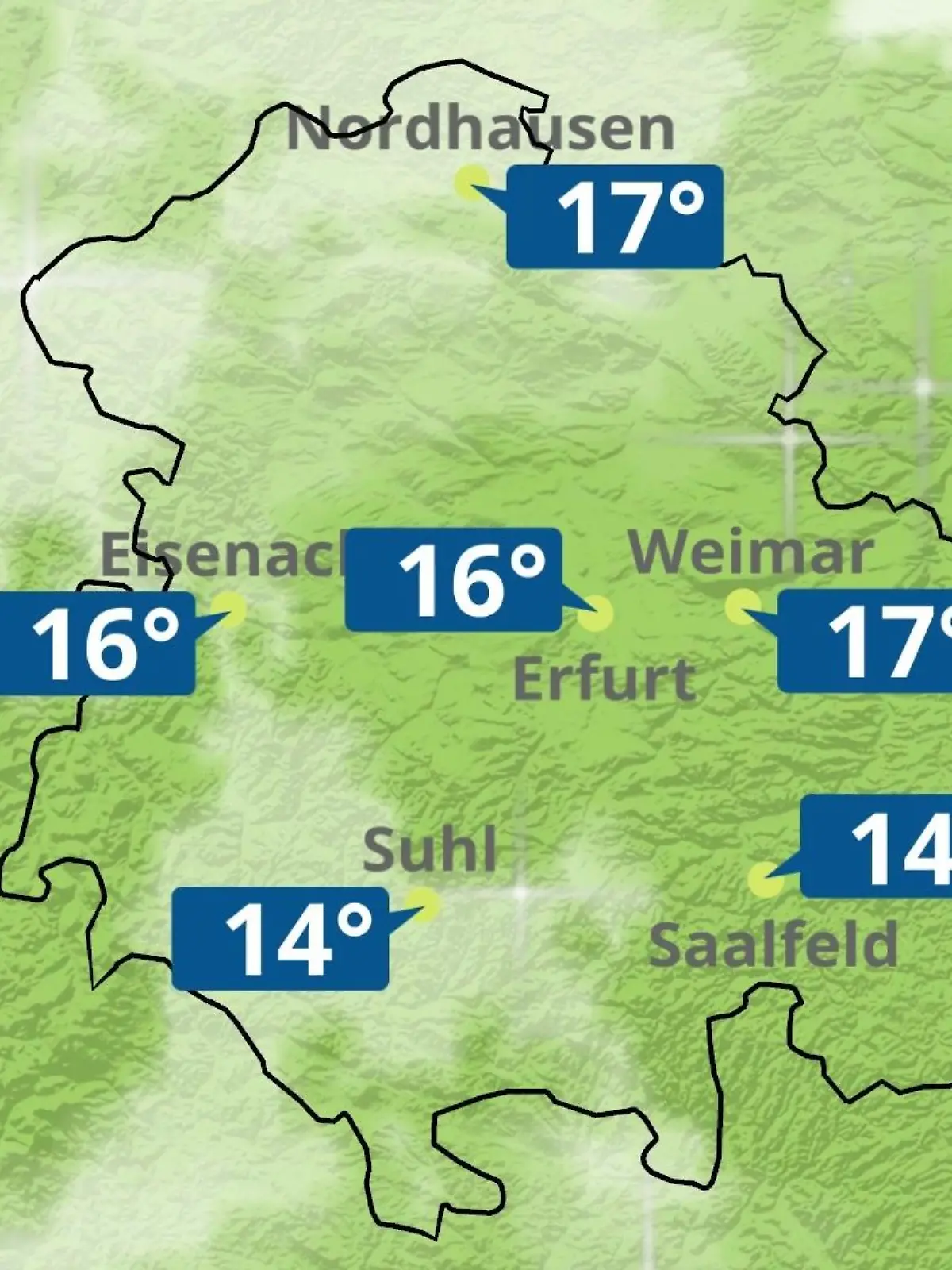 Bild zu: "Thüringen: Wie wird das Wetter?"