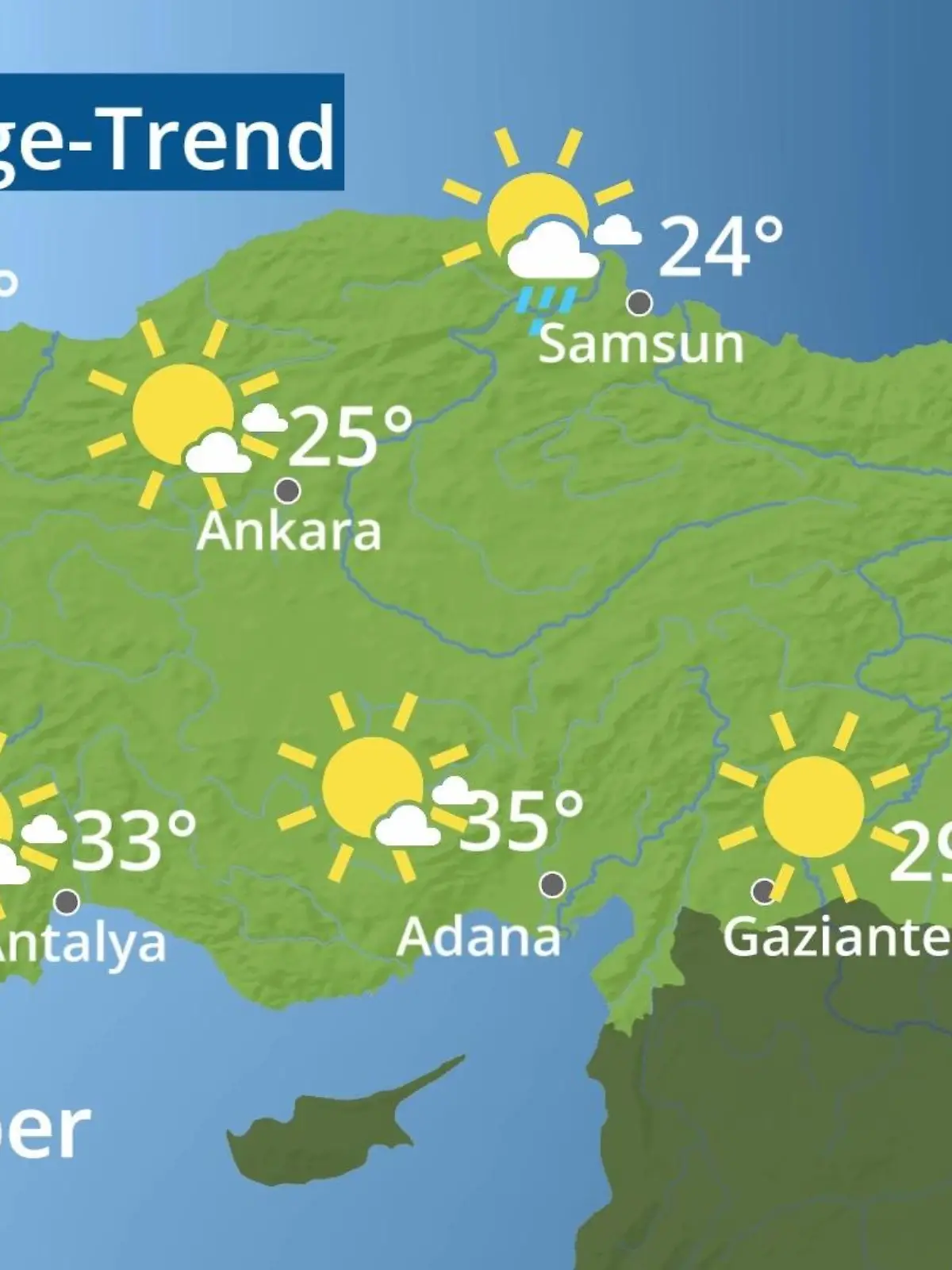 Bild zu: "Türkei: Wie wird das Wetter?"