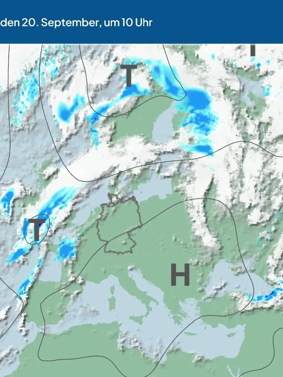 Bild zu: "Die Wetterlage der kommenden 5 Tage"