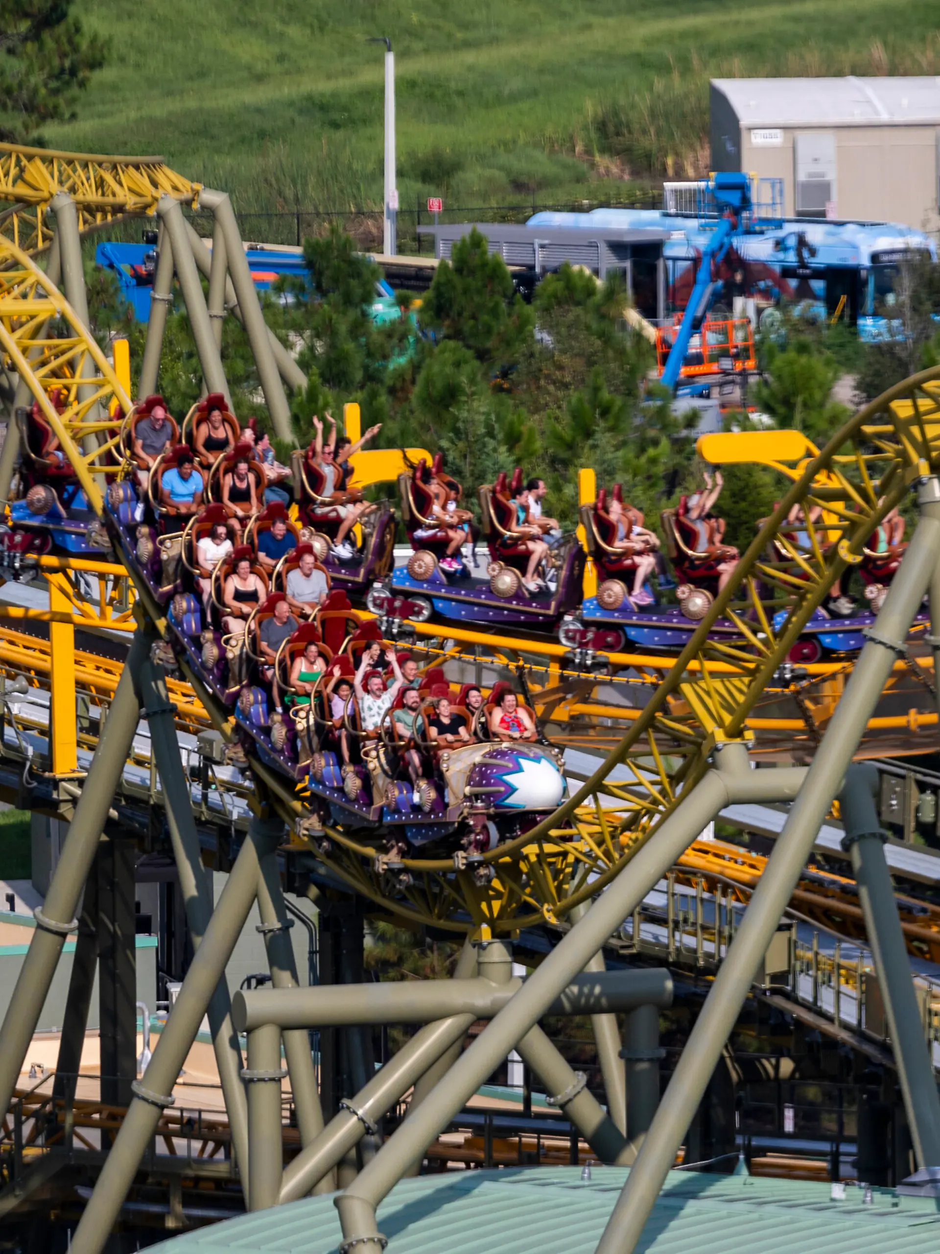 Achterbahn „Stardust Racers” im Universal-Freizeitpark in Orlando