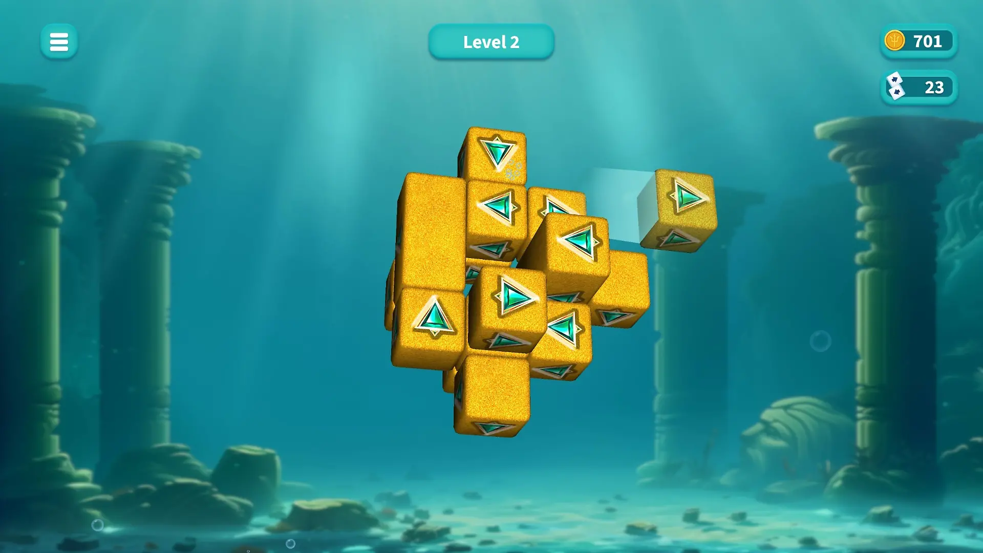 „Unblock It Atlantis” auf RTLspiele.de