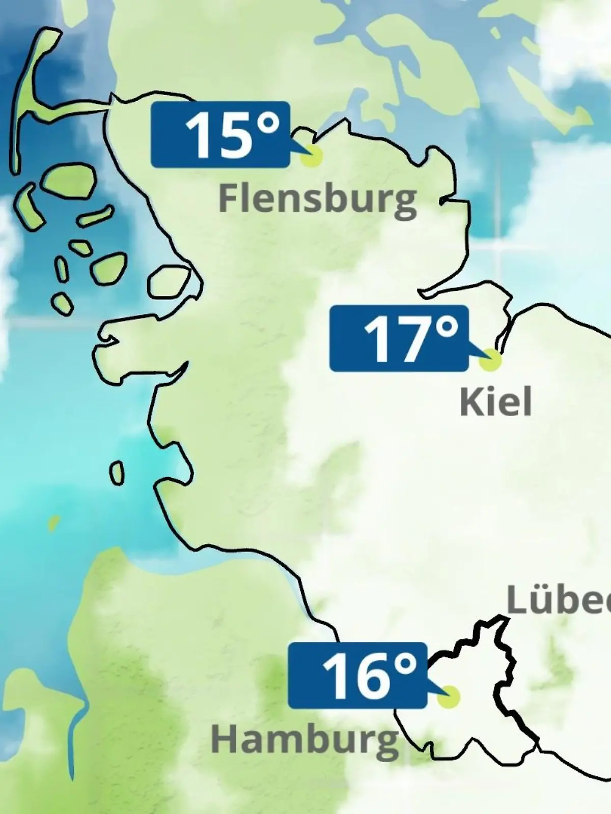 Bild zu: "Hamburg, Schleswig-Holstein: Wie wird das Wetter?"