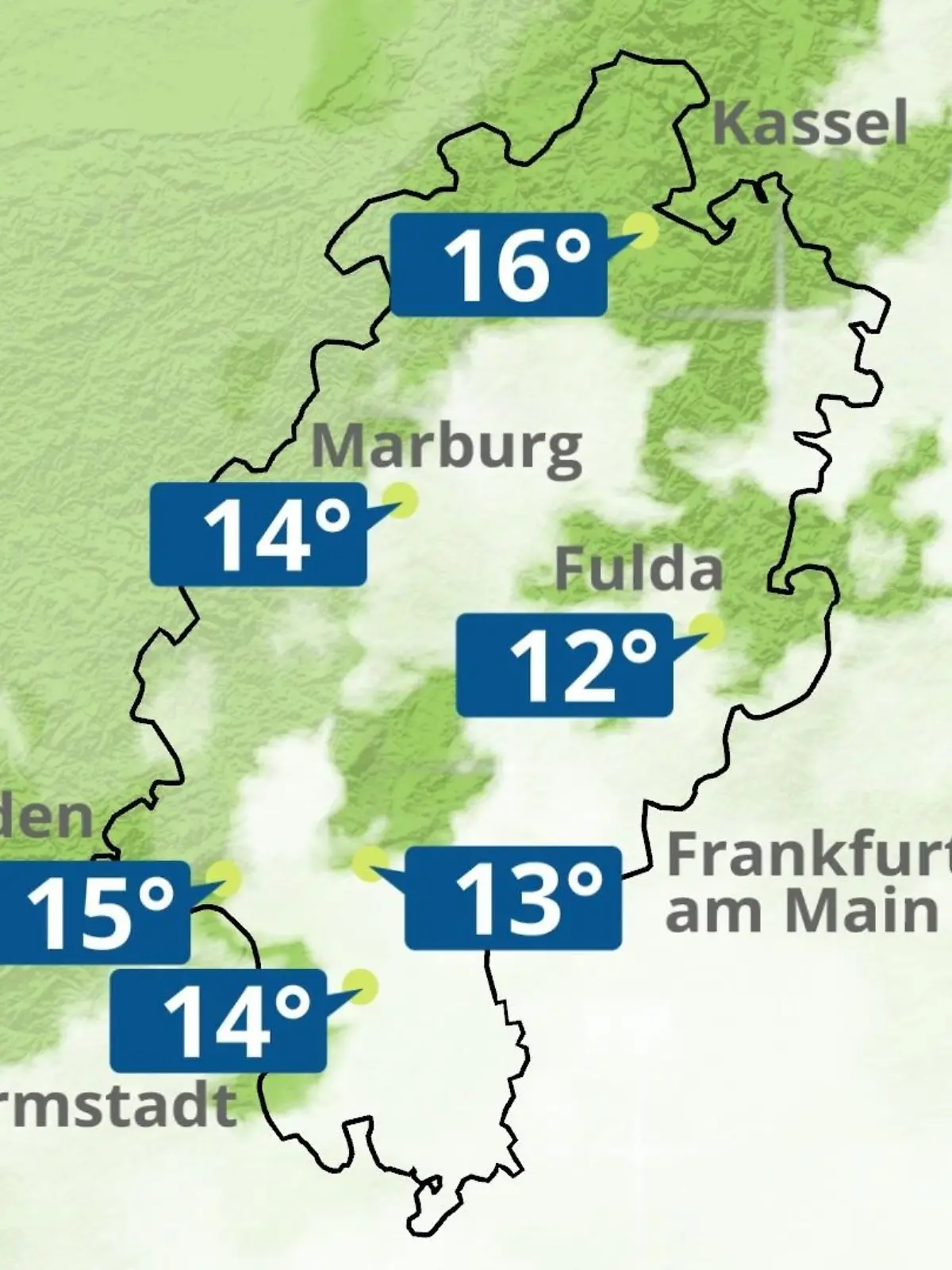 Bild zu: "Hessen: Wie wird das Wetter?"