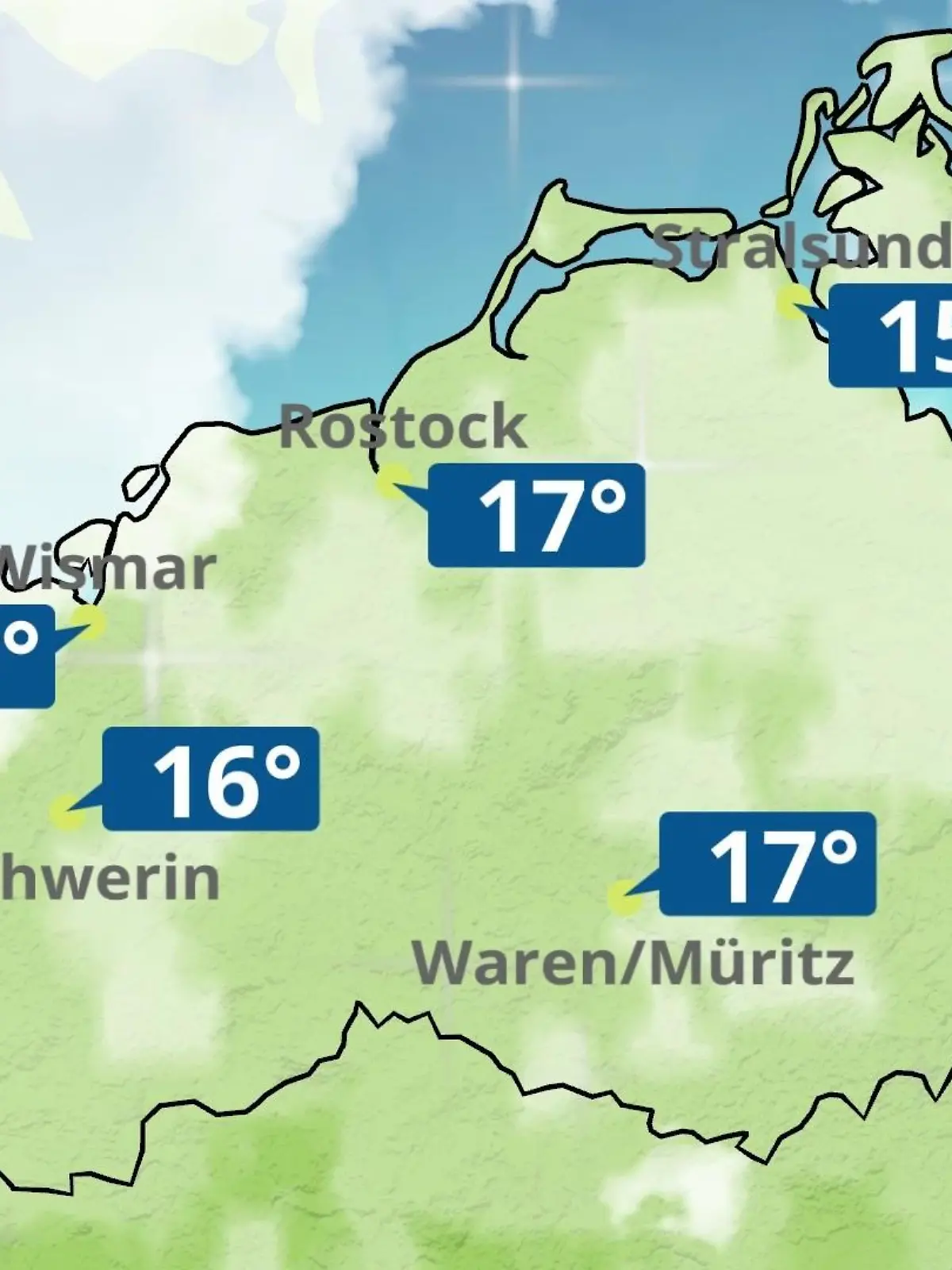 Bild zu: "Mecklenburg-Vorpommern: Wie wird das Wetter?"