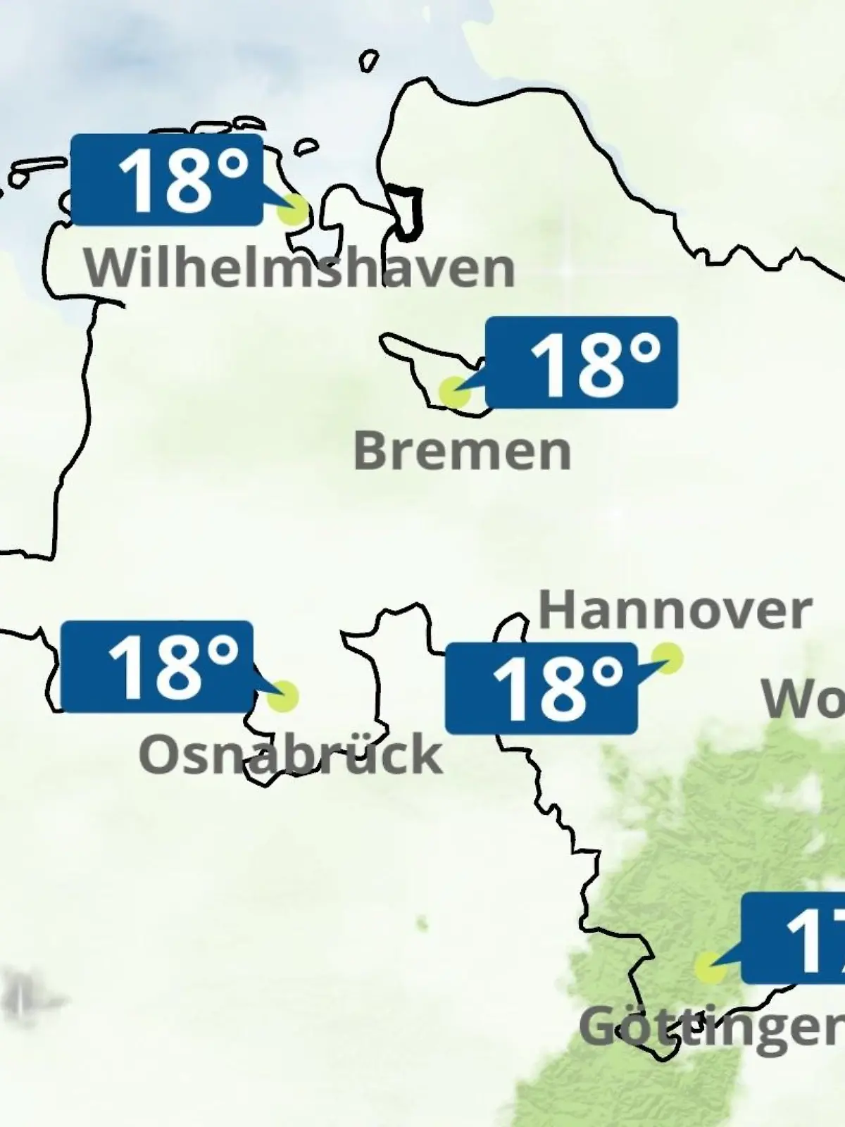 Bild zu: "Bremen und Niedersachsen: Wie wird das Wetter?"