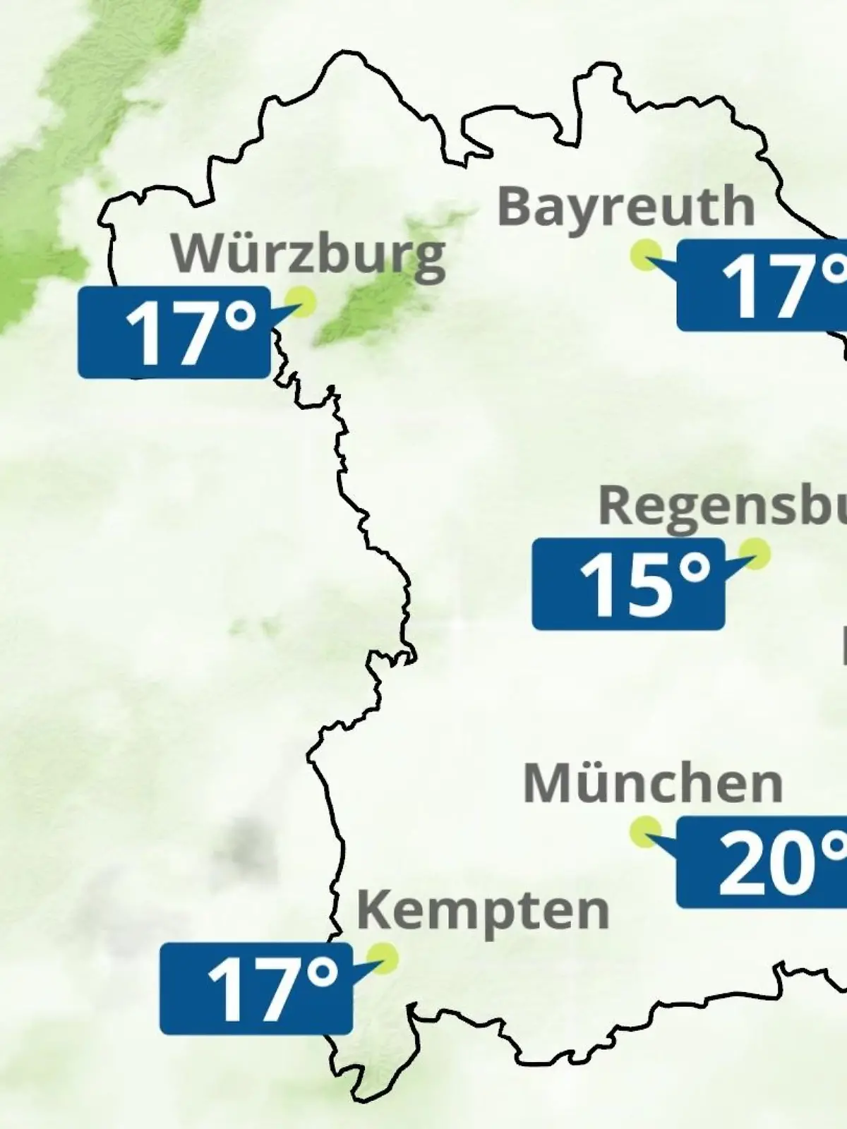 Bild zu: "Bayern: Wie wird das Wetter?"