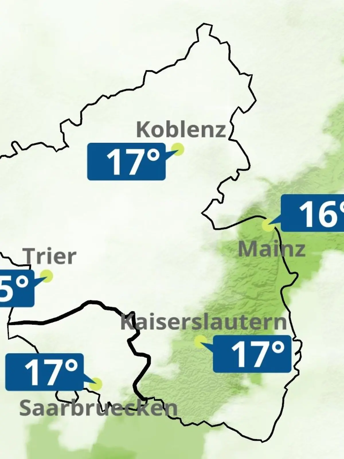 Bild zu: "Rheinland-Pfalz, Saarland: Wie wird das Wetter?"