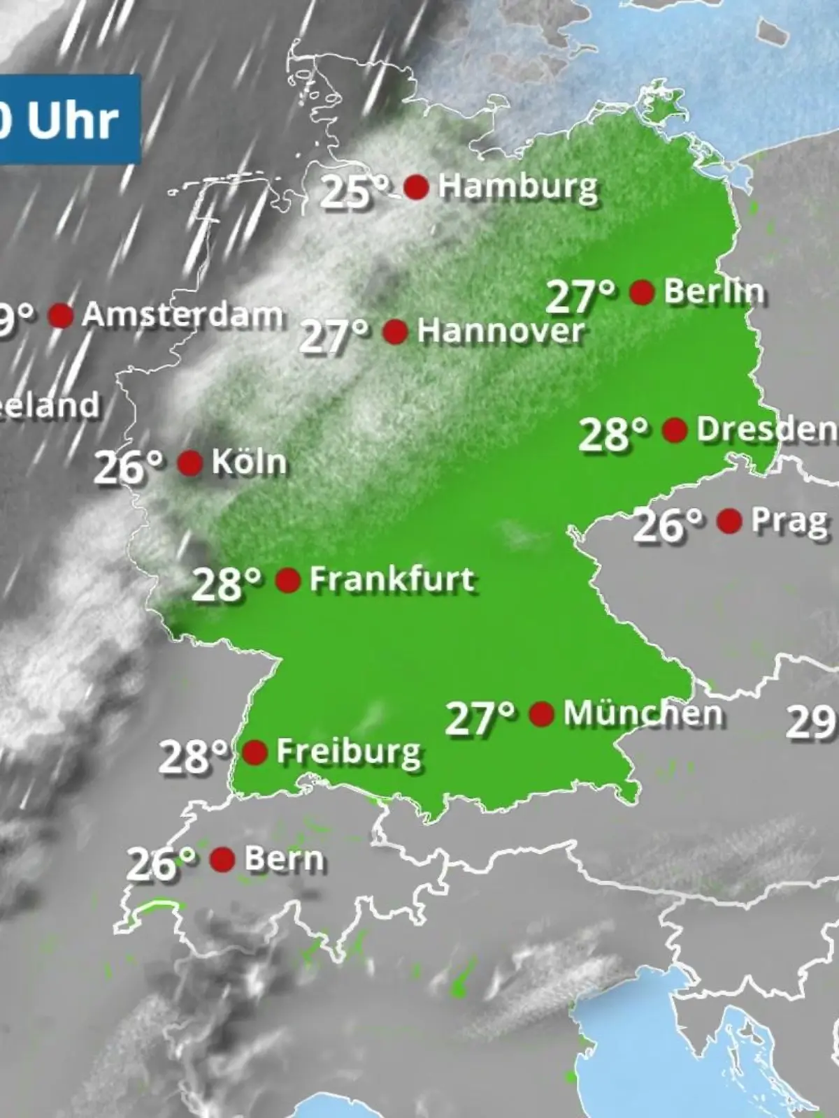 Bild zu: "Viel Sonnenschein und wenig Wolken"