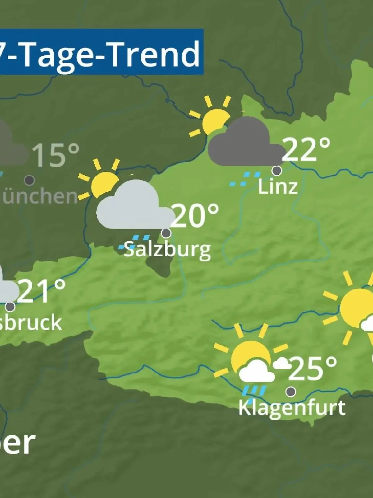Bild zu: "Österreich: Wie wird das Wetter?"