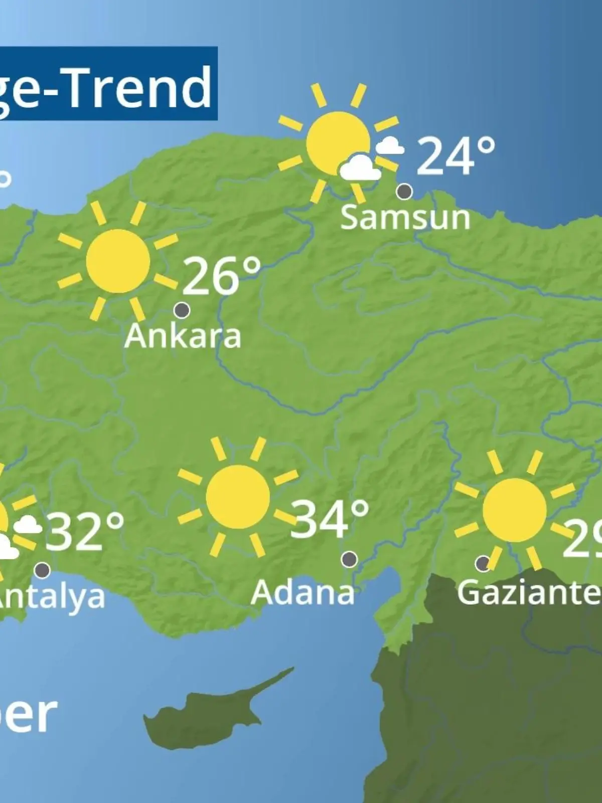 Bild zu: "Türkei: Wie wird das Wetter?"