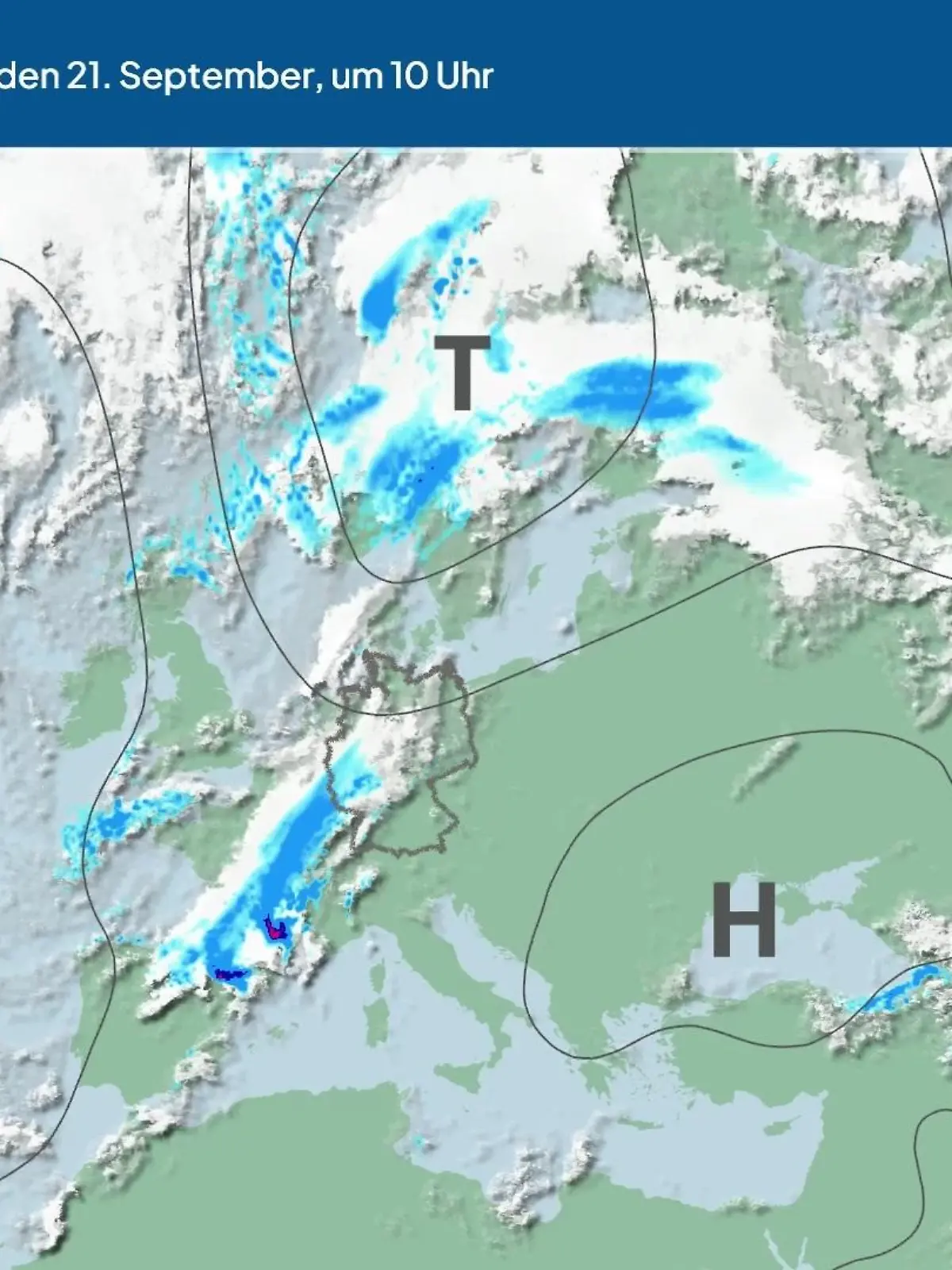 Bild zu: "Die Wetterlage der kommenden 5 Tage"