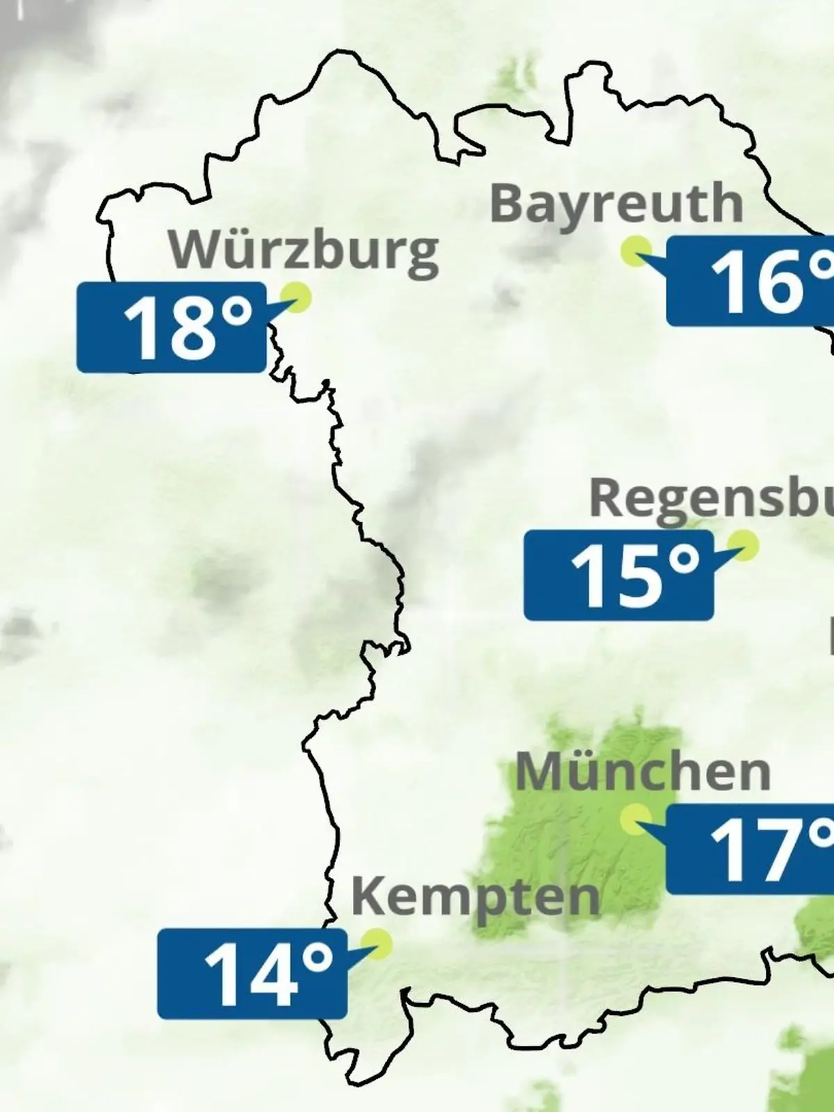 Bild zu: "Bayern: Wie wird das Wetter?"