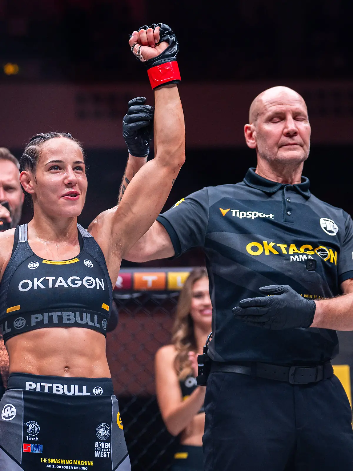 Bild zu: "So sehr feiert Joachim Llambi MMA-Star Alina Dalaslan"