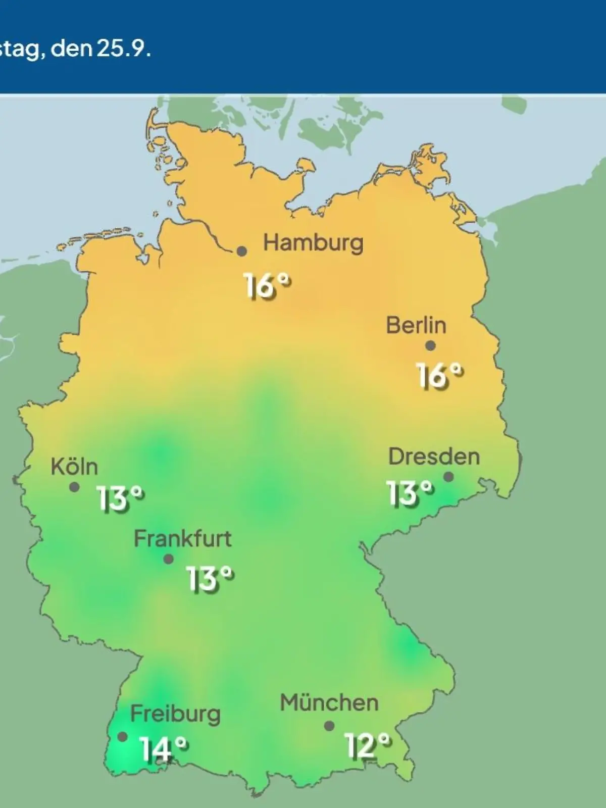Bild zu: "Im Video: Temperatur-Vorhersage"