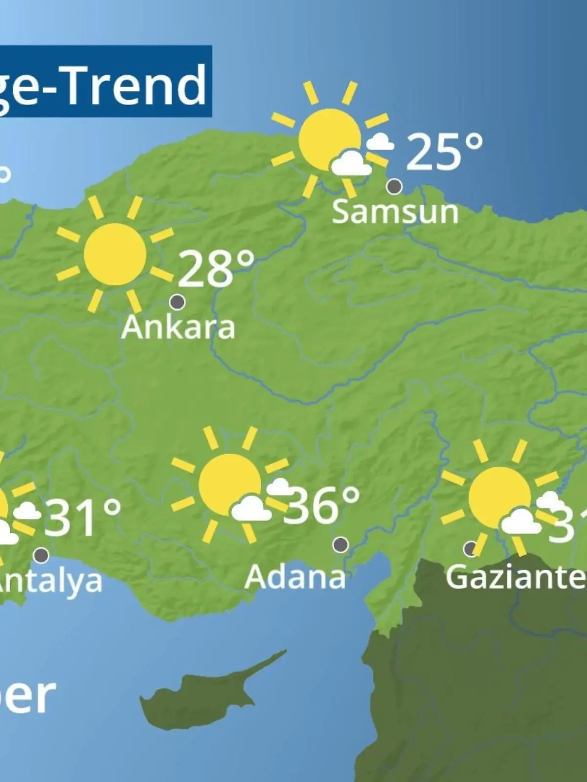 Bild zu: "Türkei: Wie wird das Wetter?"