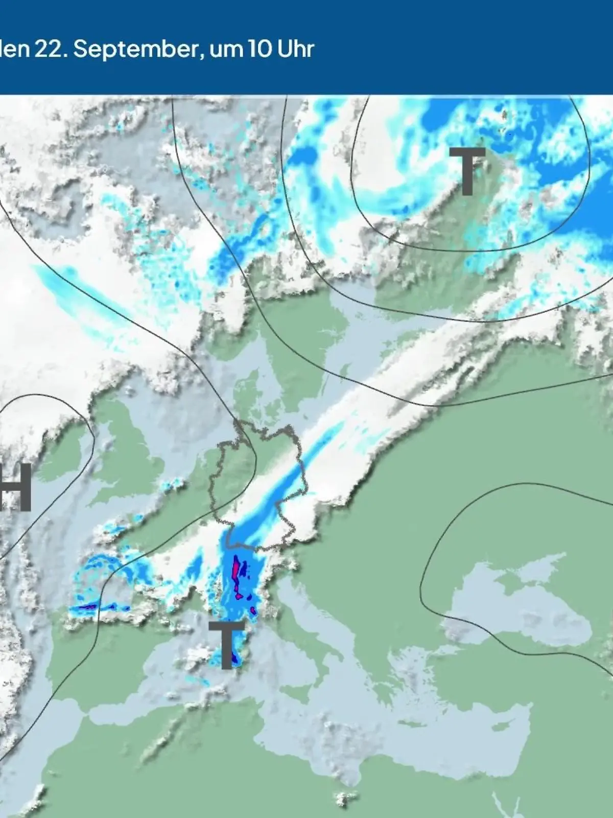 Bild zu: "Die Wetterlage der kommenden 5 Tage"