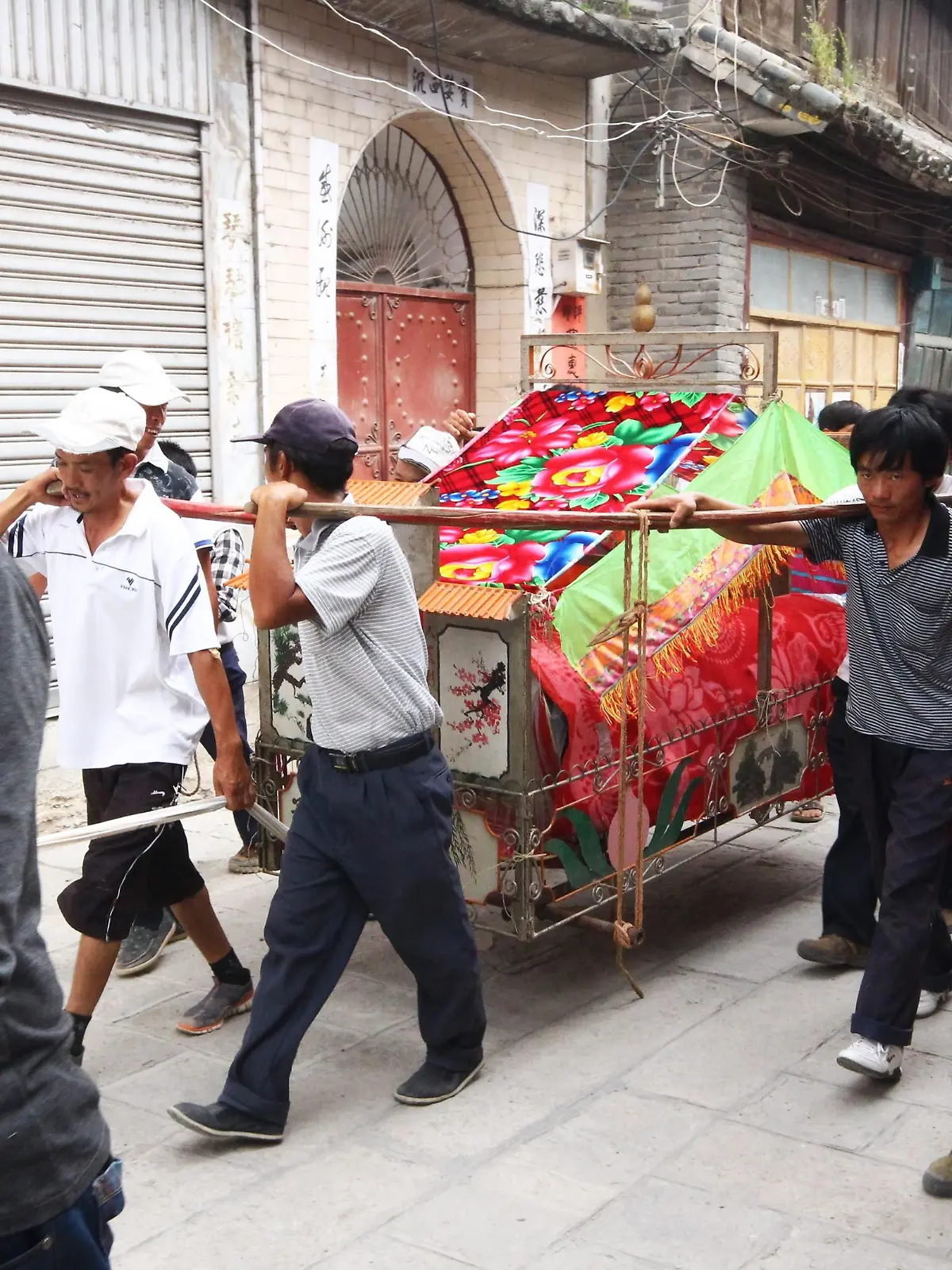Beerdigung -Trauerfeier / der Bai in Xizhou/ Dali (chinesisch å_ßçÜå_ Dali Shi) ist die Hauptstadt des Autonomen Bezirks Dali / China Sightseeing , People's Republic of China