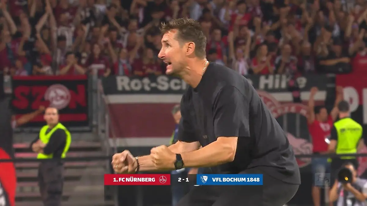 Nürnberg gewinnt Nervenschlacht gegen Bochum Die Klose-Erlösung