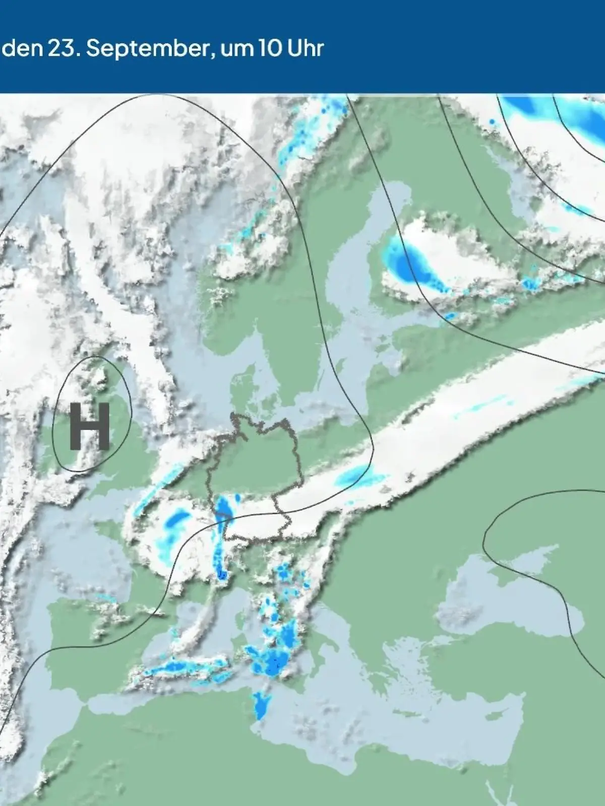 Bild zu: "Die Wetterlage der kommenden 5 Tage"
