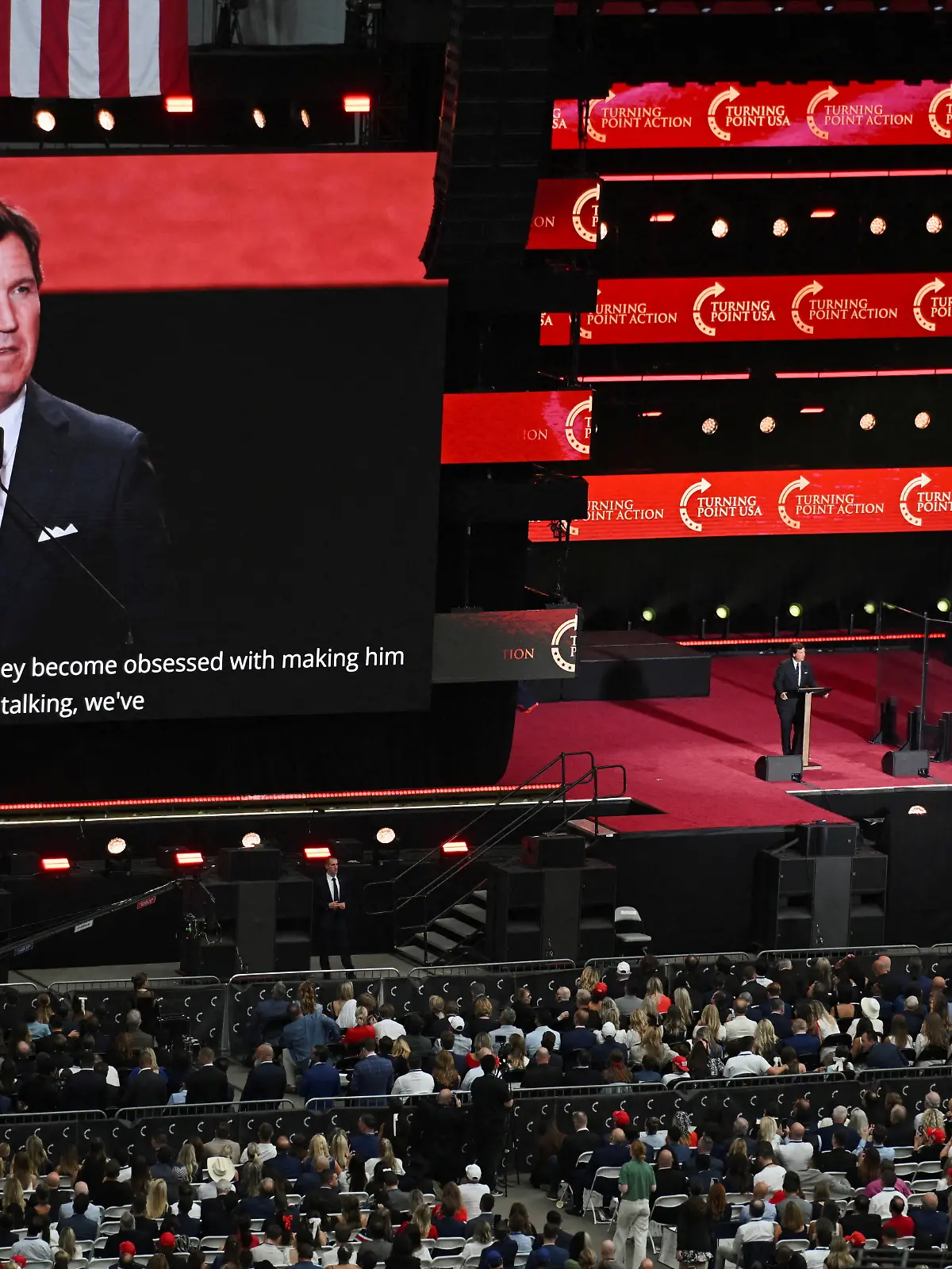 Trauerfeier für Charlie Kirk in Glenddale 