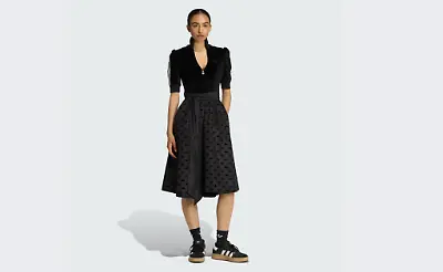 Adidas Originals Dirndl Kleid Schwarz