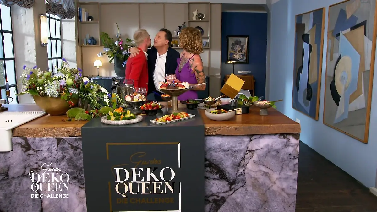 Daniel und Anne im Wettbewerb Wer wird Deko-Queen?