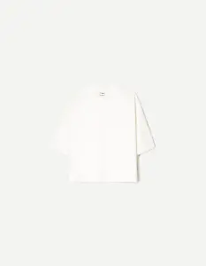 Oversize-T-Shirt aus schwerem Baumwollcotton