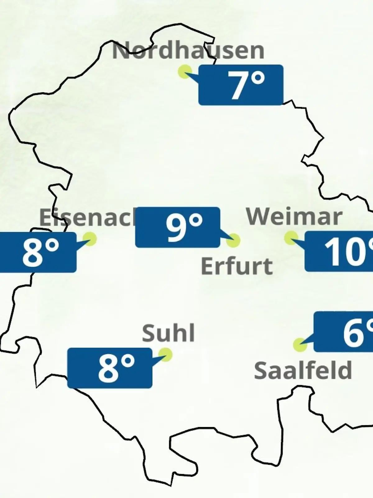 Bild zu: "Thüringen: Wie wird das Wetter?"