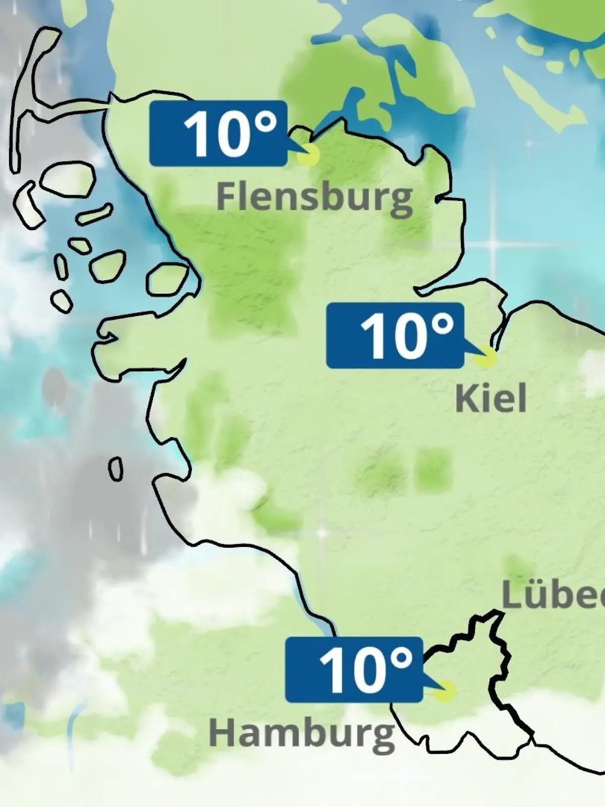 Bild zu: "Hamburg, Schleswig-Holstein: Wie wird das Wetter?"
